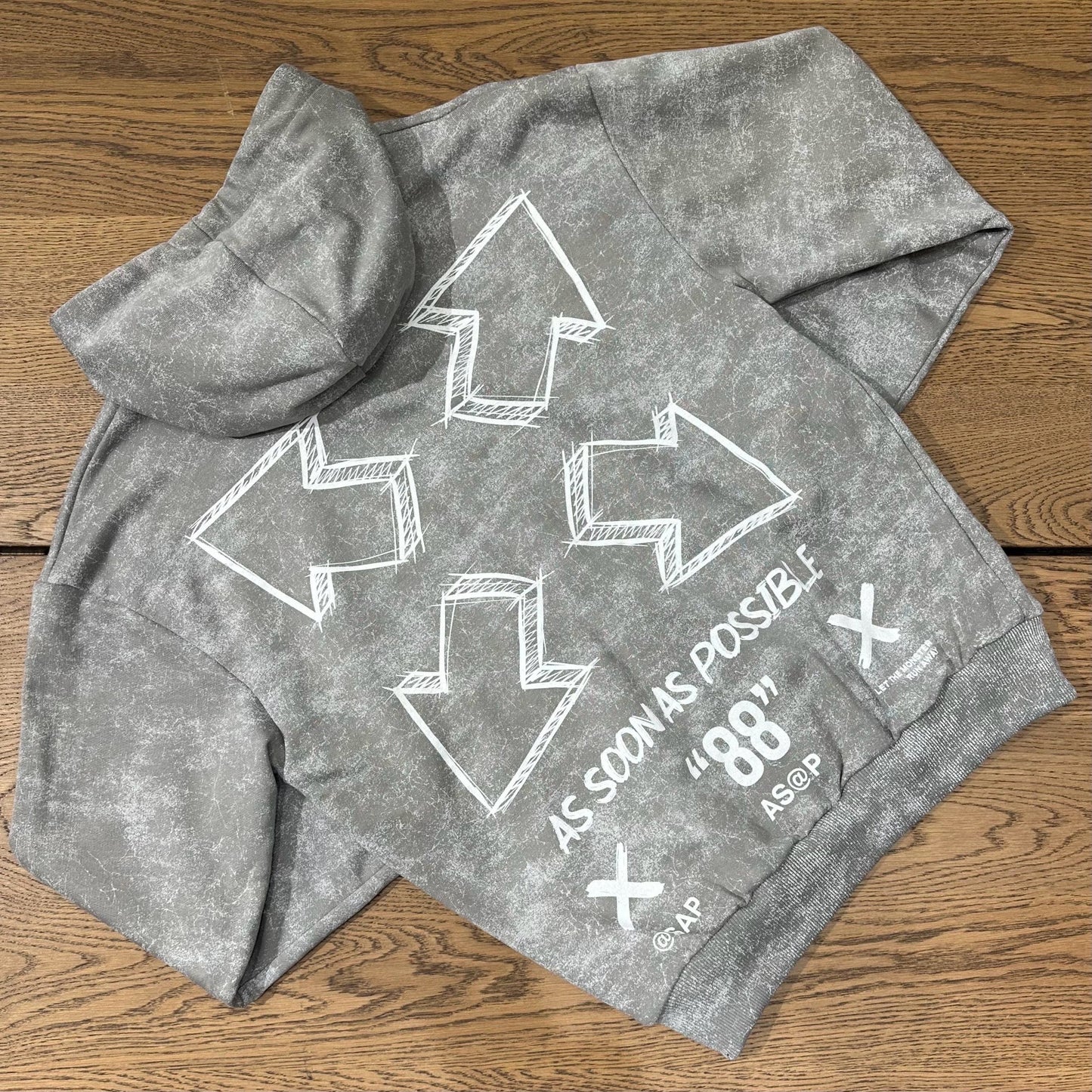 FELPA LEGGERA MARMORIZZATA