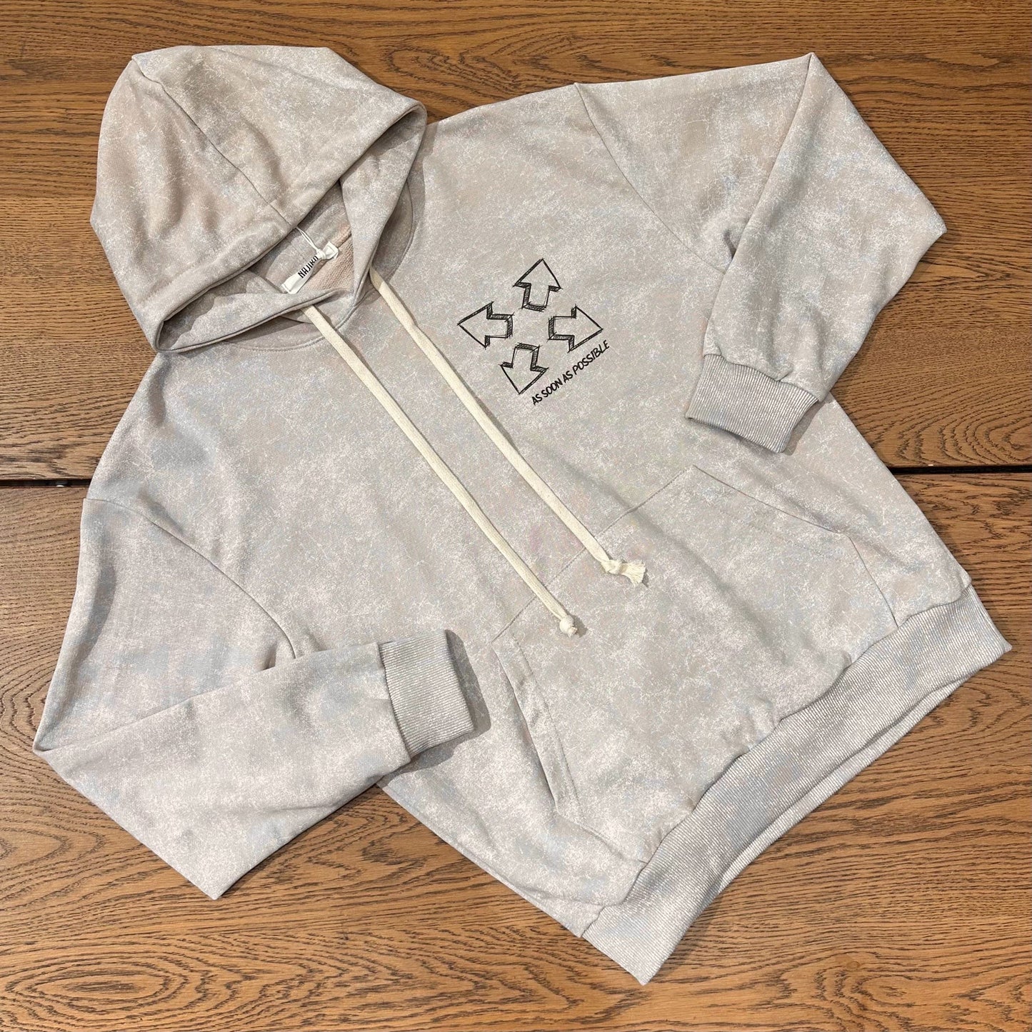 FELPA LEGGERA MARMORIZZATA